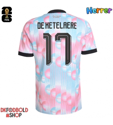 Belgien Charles De Ketelaere #17 Udebanetrøje VM 2026 Kort ærmer